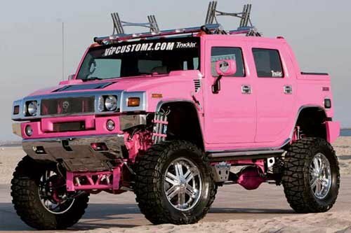 Розовый Hummer - мечта барби