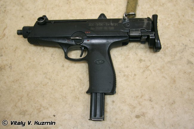 Ударная сила: Пистолет специального назначения (пистолет-пулемет АЕК-919К "Каштан")