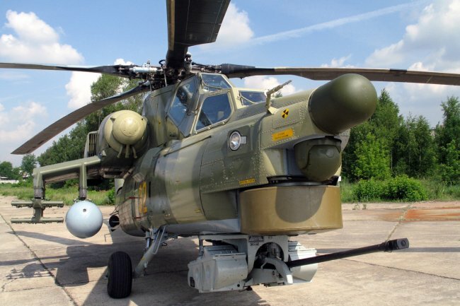 "Летающий танк"  вертолет Ми-28Н