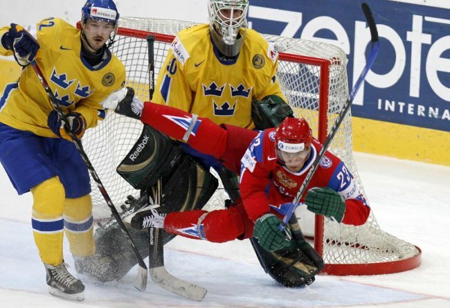 Сборная России по хоккею победила команду Швеции
