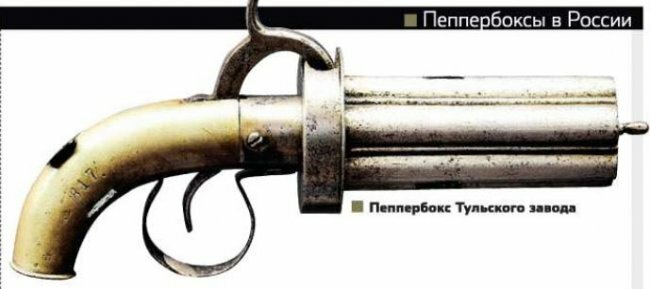 Старая перечница: Ручное стрелковое оружие