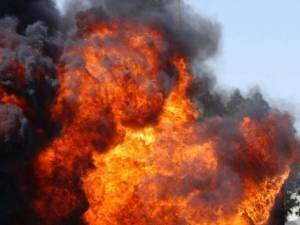 Опрокинувшийся грузовик в Конго спалил всю деревню