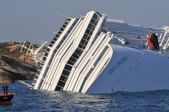 У берегов Италии затонул круизный лайнер, очевидцы говорят, что происходяще ...