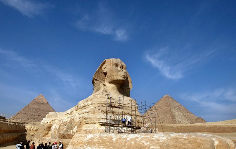 Крайние исламисты Египта требуют уничтожения статуи Сфинкса и пирамид