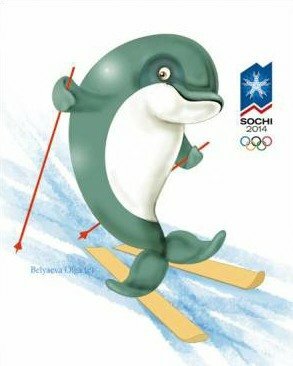 Символом Олимпиады в Сочи стал дельфин